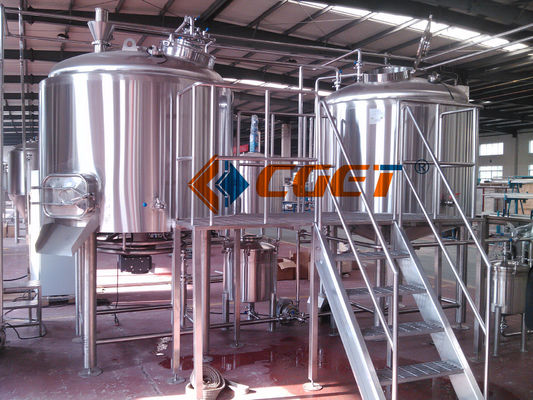 качество  380V Three  Phase Large Scale Brewing Equipment Brewery Fermentation Tanks завод