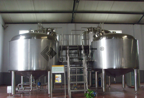 качество  Stainless Steel Turnkey Microbrewery Equipment Brewhouse System Craft Brewing Plant завод