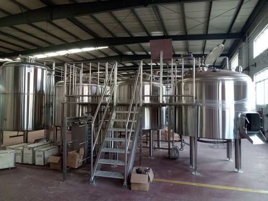 качество  Auto Control Stainless Steel Brewing Equipment Brewhouse System For Brewpub завод