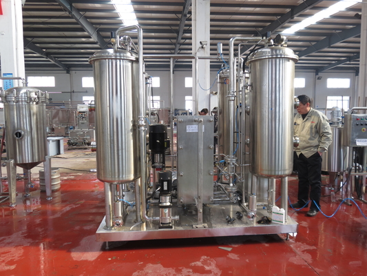 Смеситель напитка упаковки предложения прессы фильтра газированный производственной линией